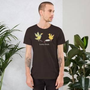 Lucky Duck Unisex T-Shirt - Image 5