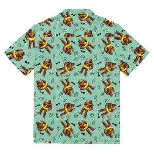 Bigfoot Beach Day Hawaiian Shirt - Image 11