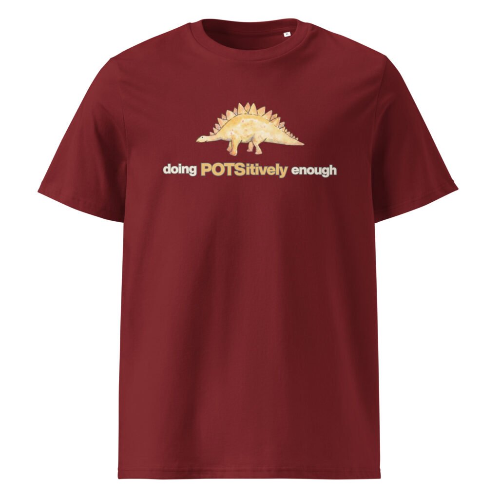 Organic Doing POTSitively Enough Dinosaur T-Shirt