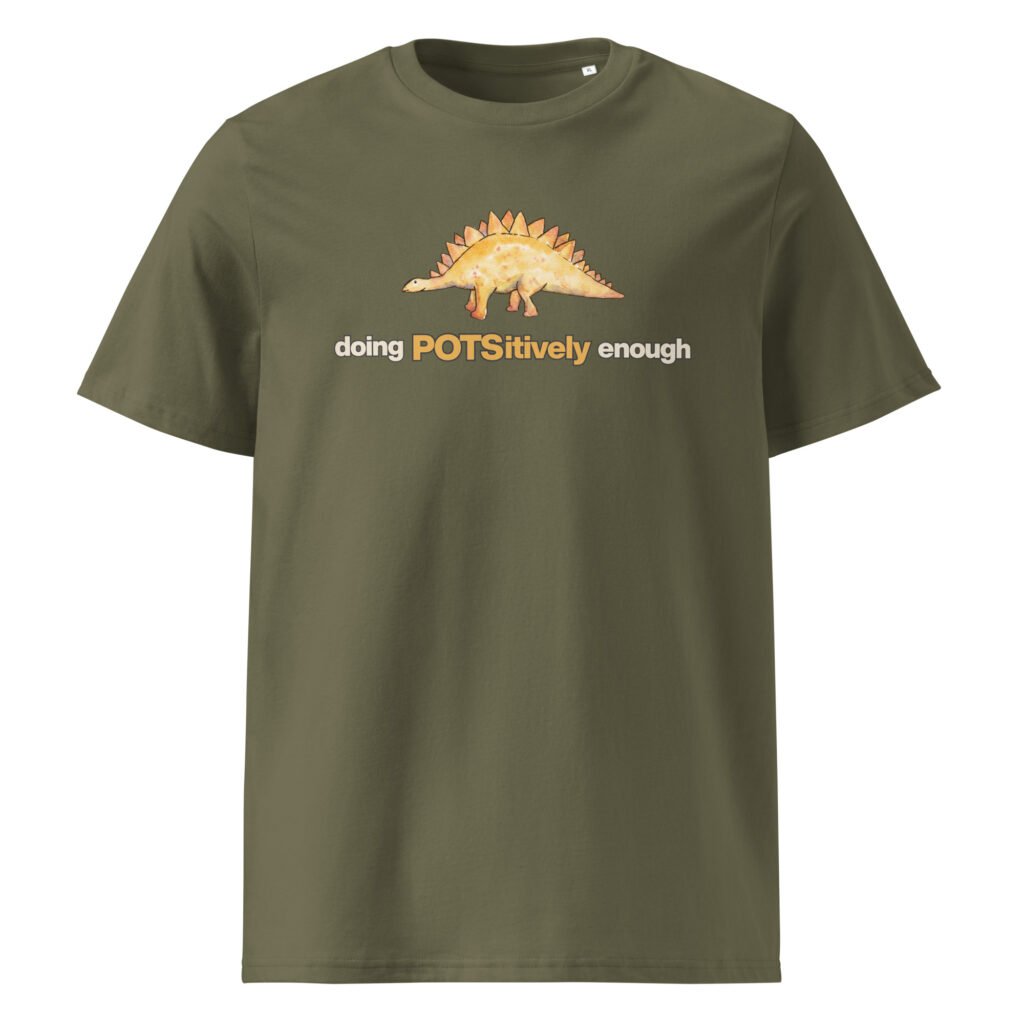 Organic Doing POTSitively Enough Dinosaur T-Shirt
