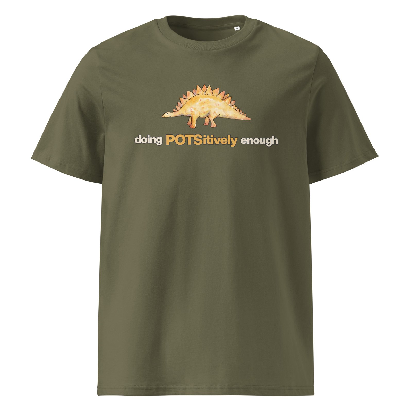 Organic Doing POTSitively Enough Dinosaur T-Shirt - Image 4