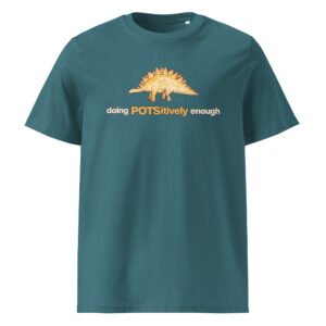 Organic Doing POTSitively Enough Dinosaur T-Shirt - Image 3