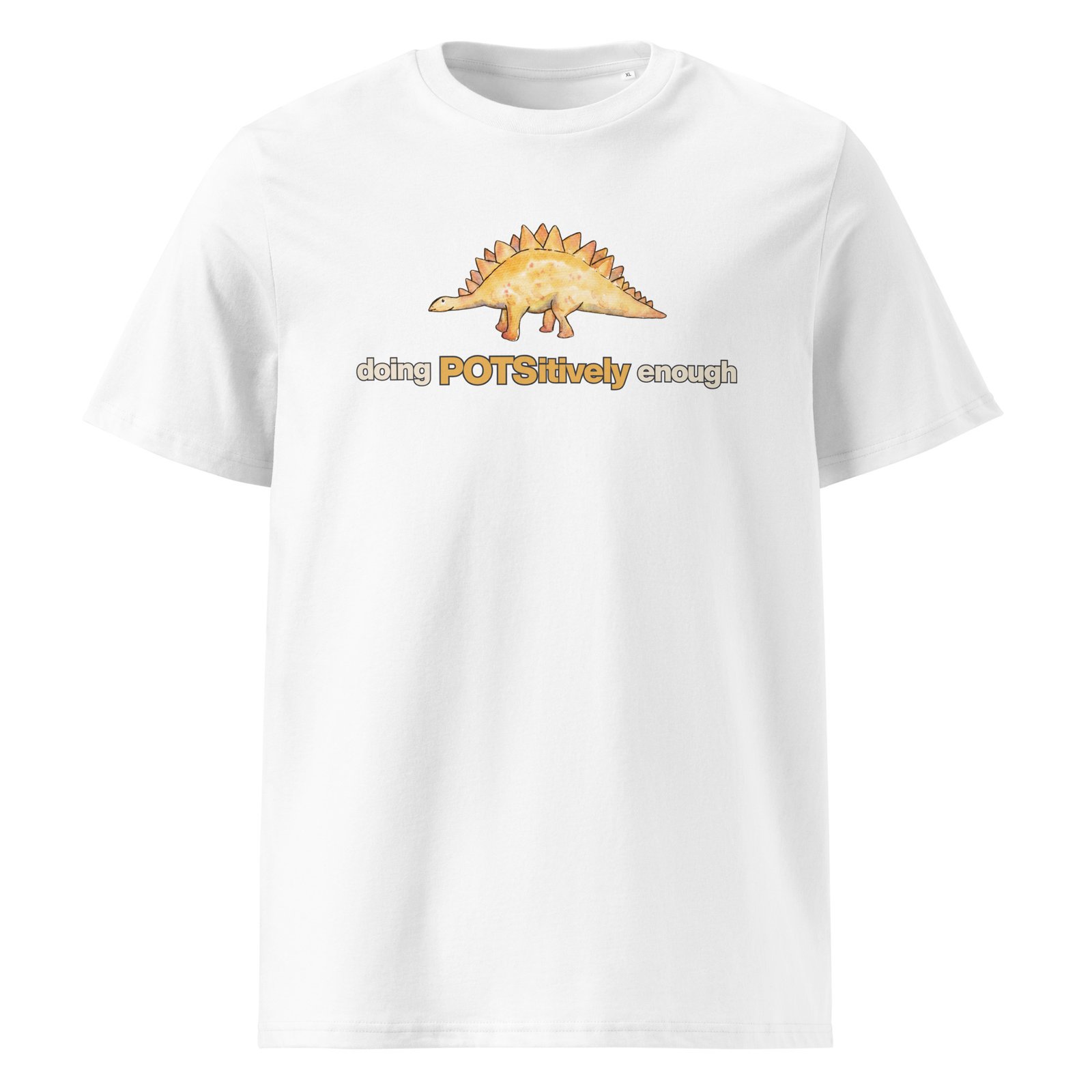Organic Doing POTSitively Enough Dinosaur T-Shirt - Image 6
