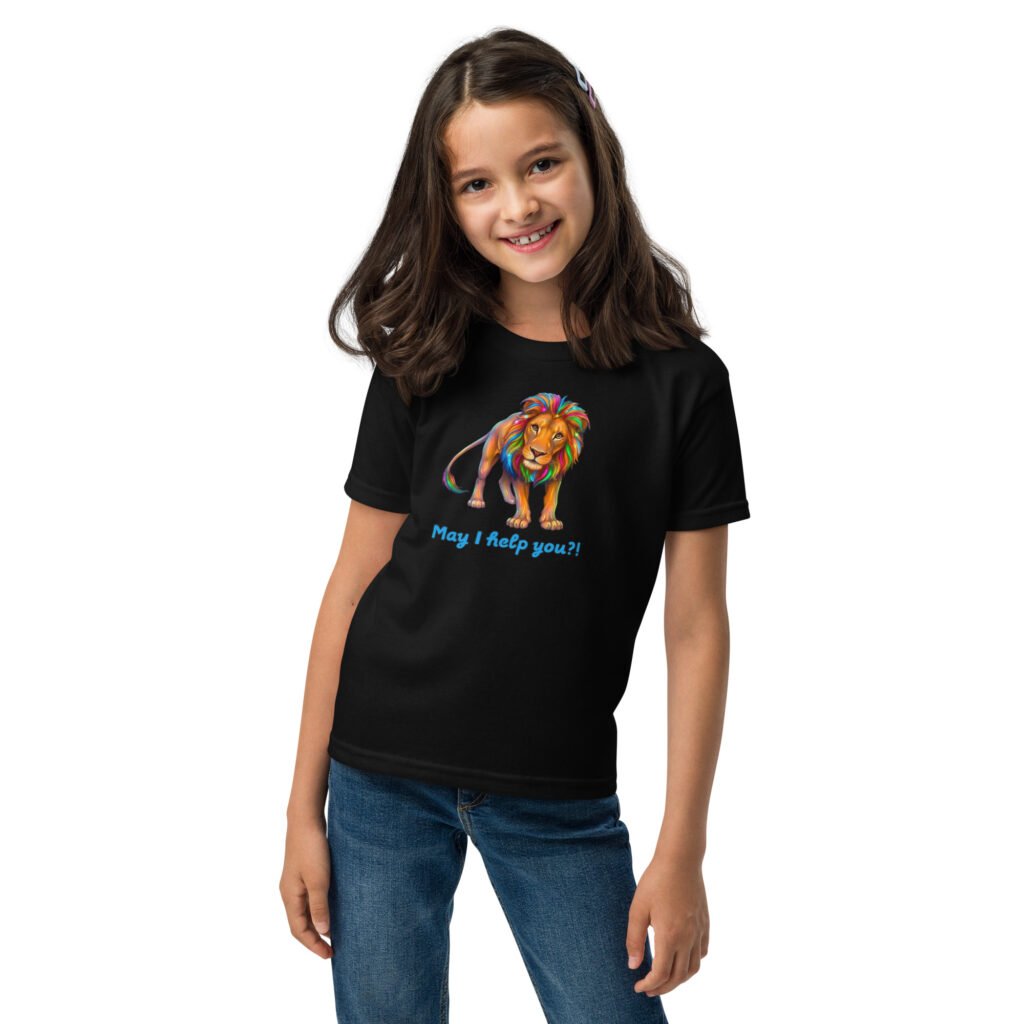 May I Help You?! Youth Lion Tee