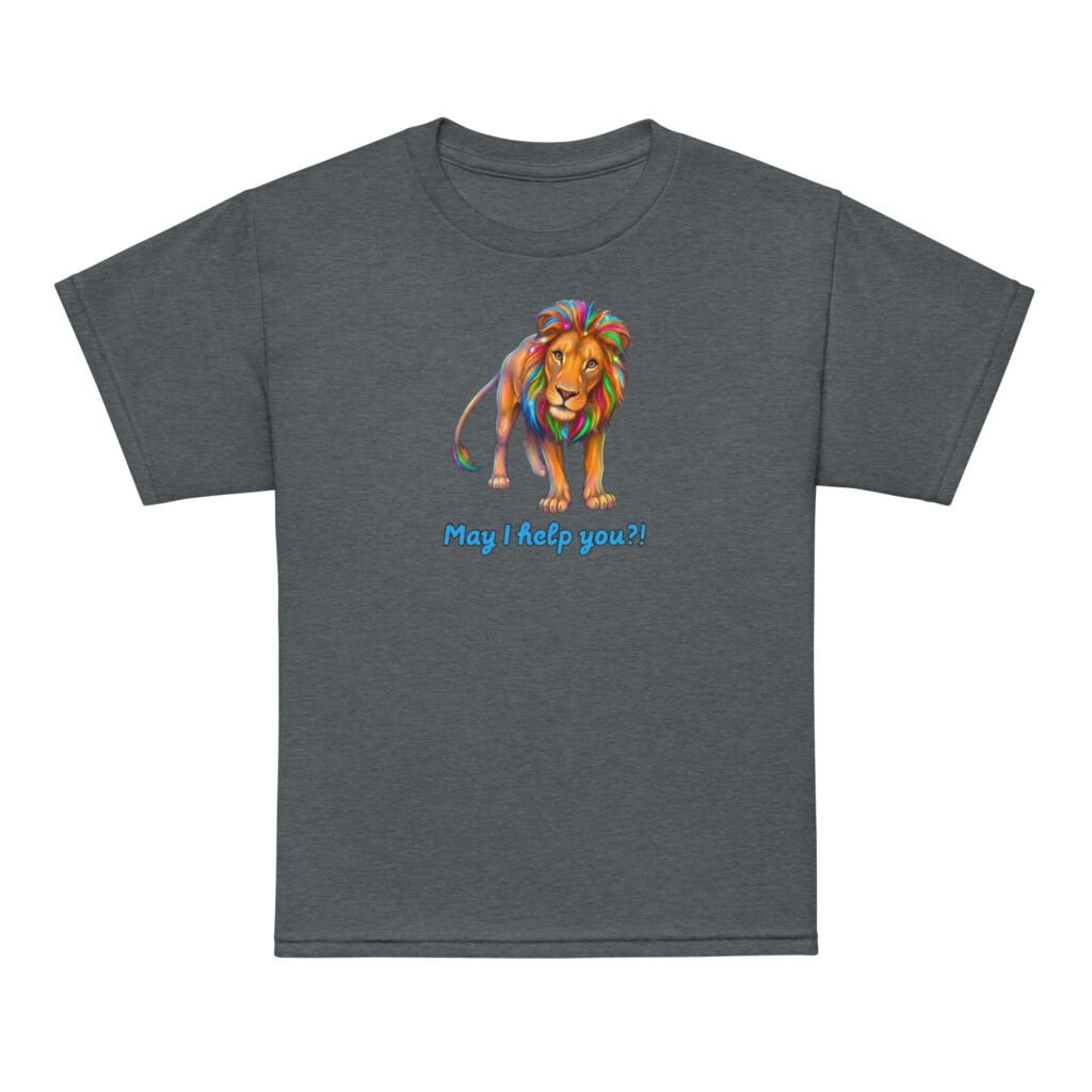 May I Help You?! Youth Lion Tee