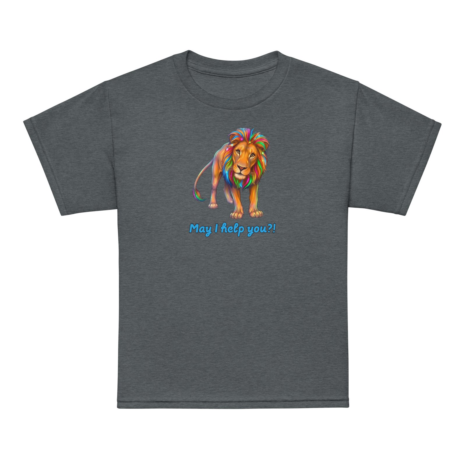 May I Help You?! Youth Lion Tee - Image 3