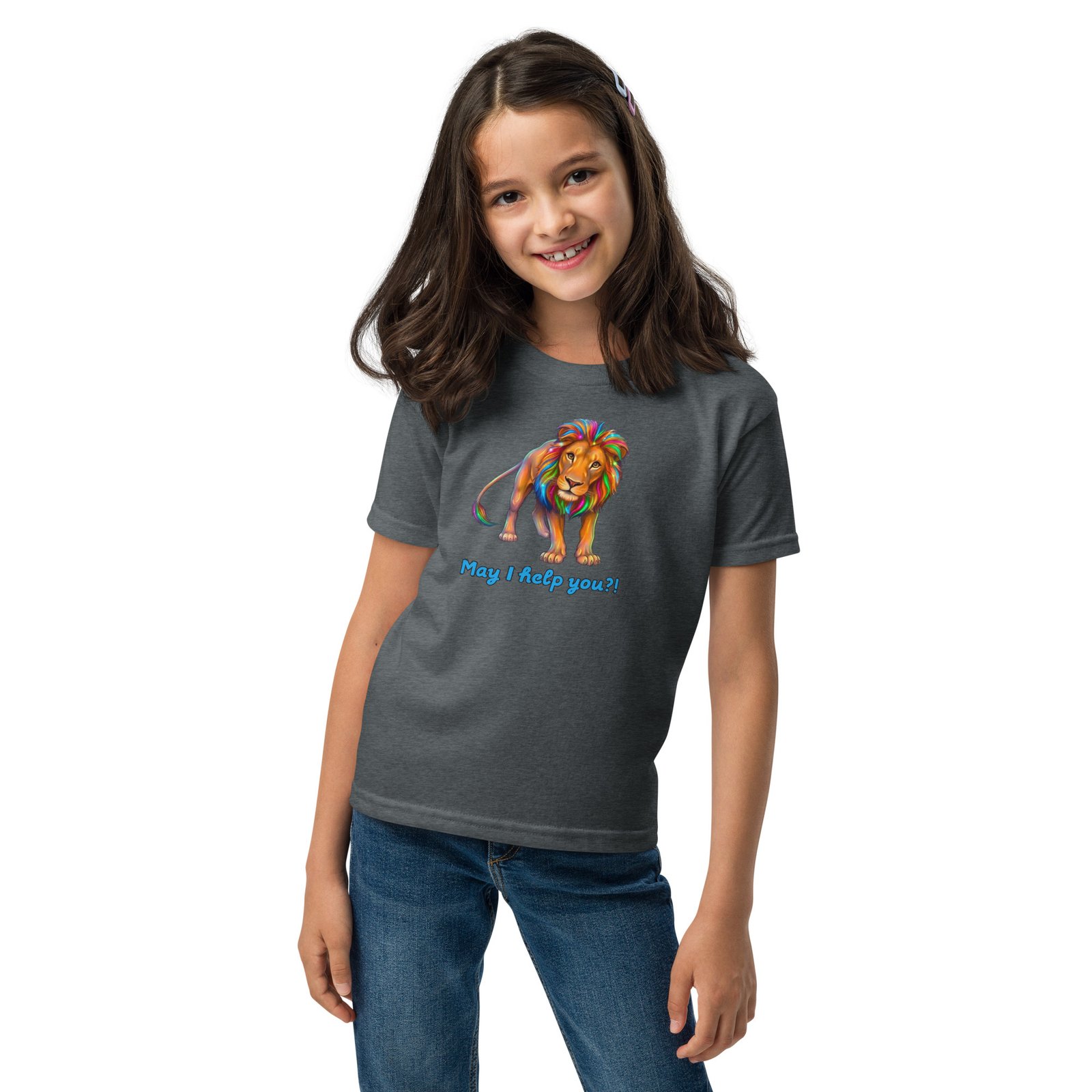 May I Help You?! Youth Lion Tee - Image 7