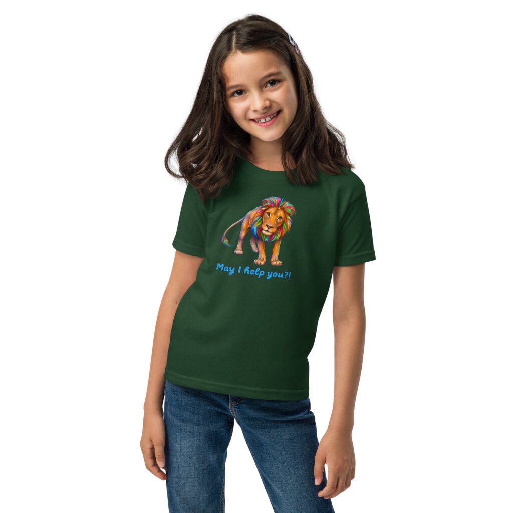 May I Help You?! Youth Lion Tee