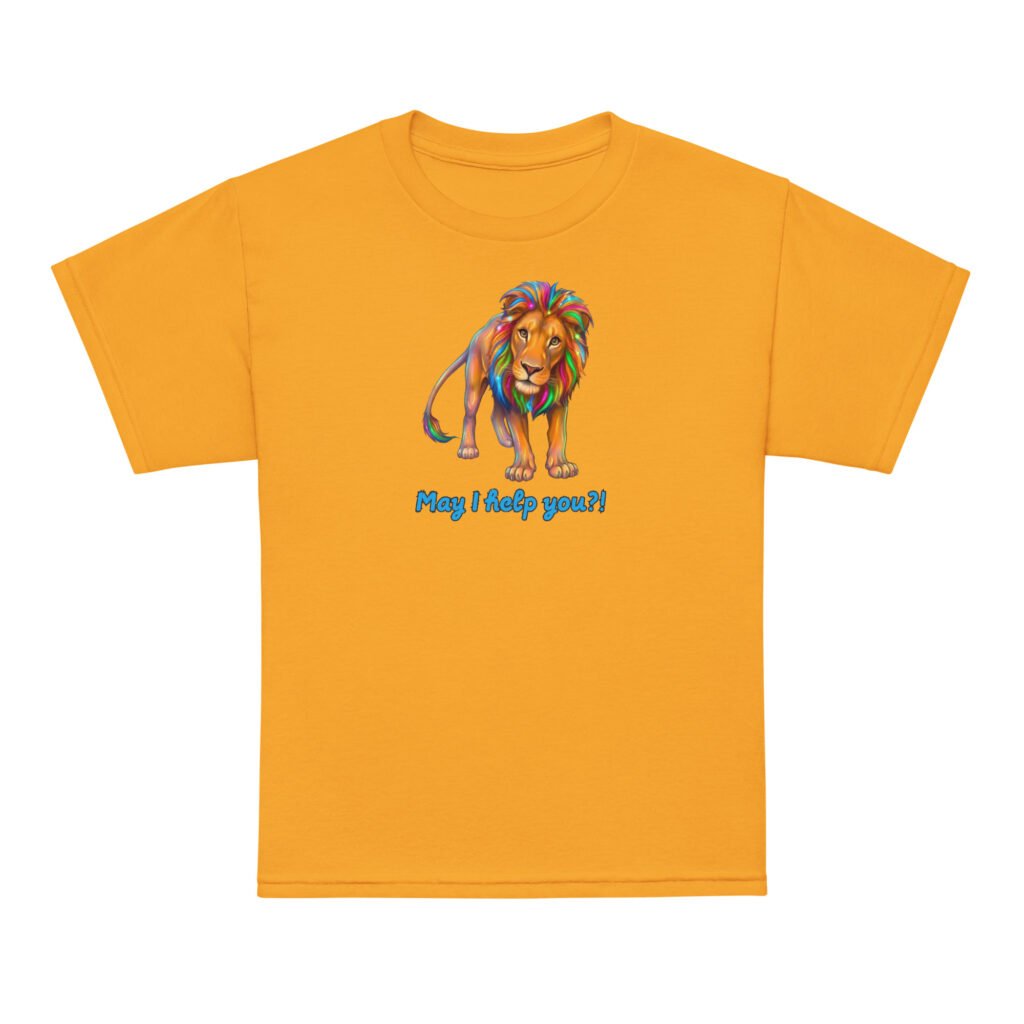 May I Help You?! Youth Lion Tee
