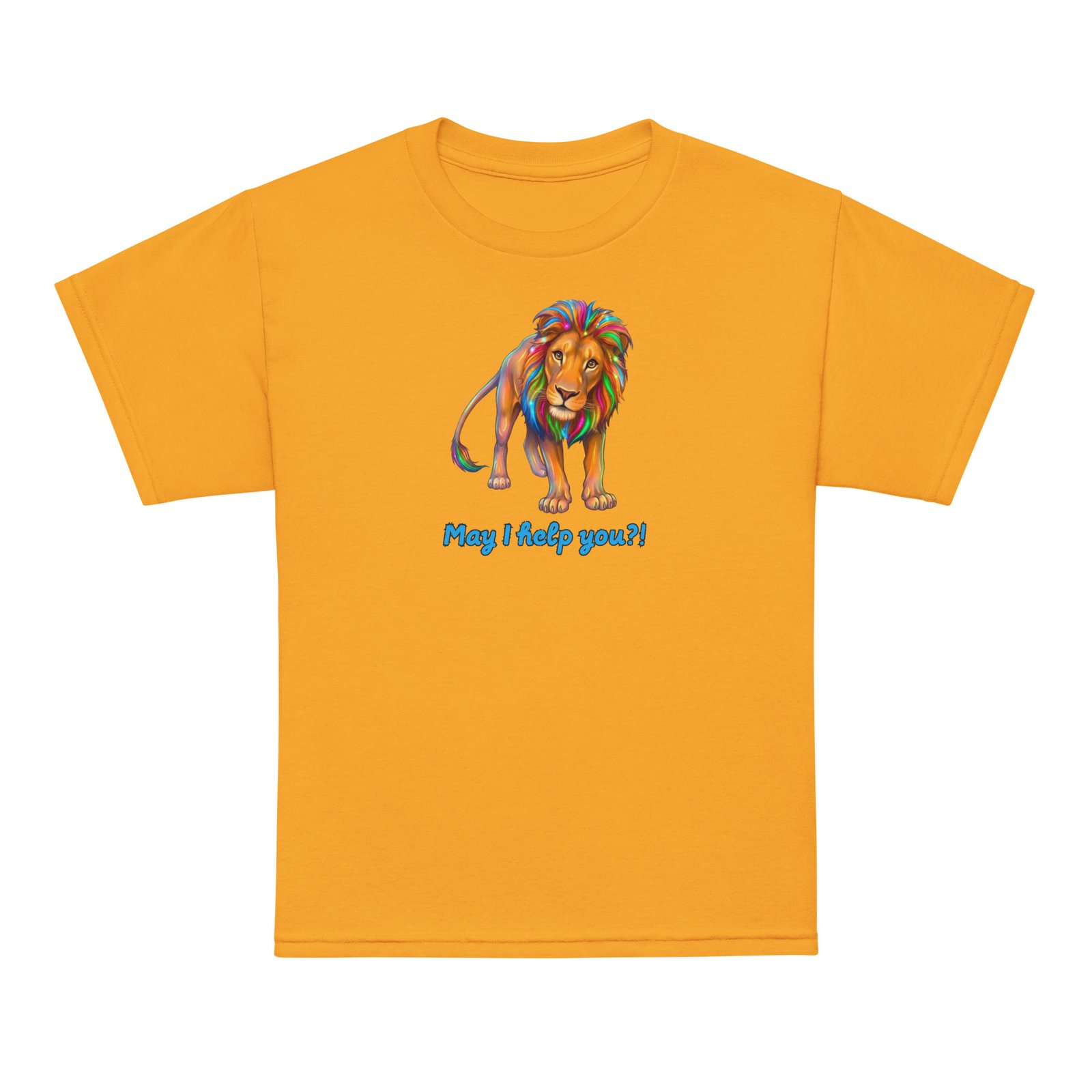 May I Help You?! Youth Lion Tee - Image 4